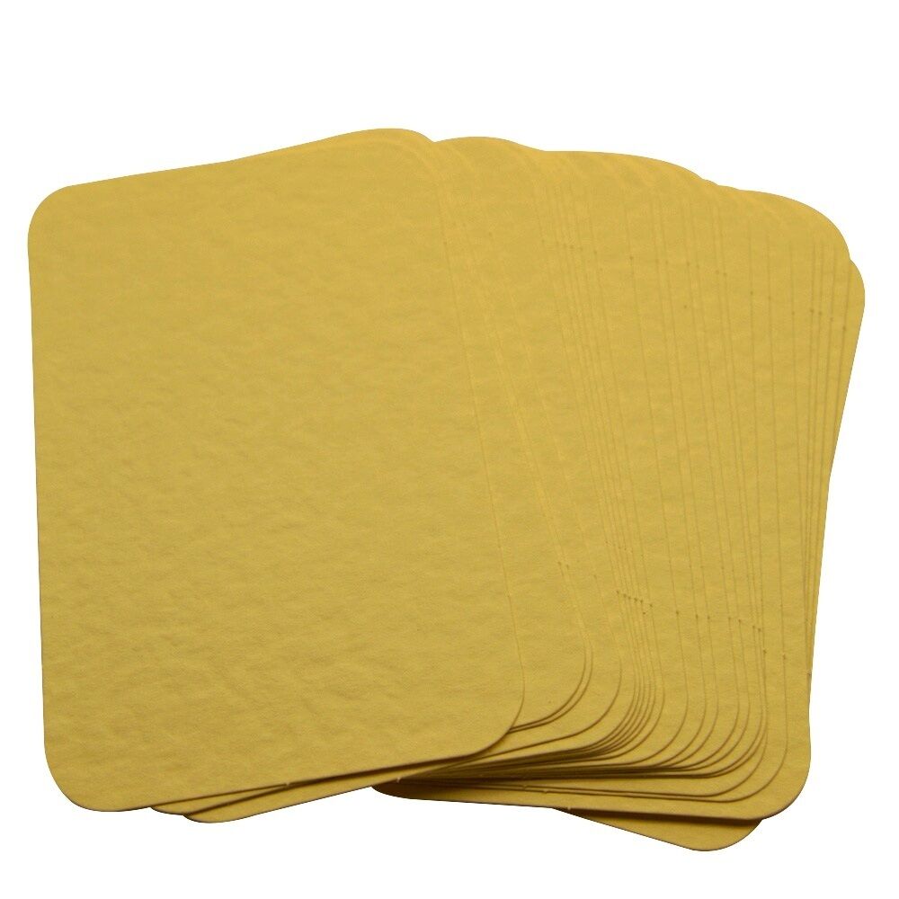 50 x Hammered Cream Blank Business Cards, 260gsm, Stamp, Write - UK Card Crafts