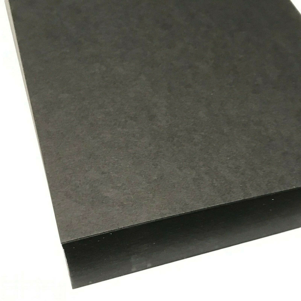100 Sheets 5x7 Inch 250gsm BLACK Card. Thick, Matt. Cardmaking Crafts, Blank