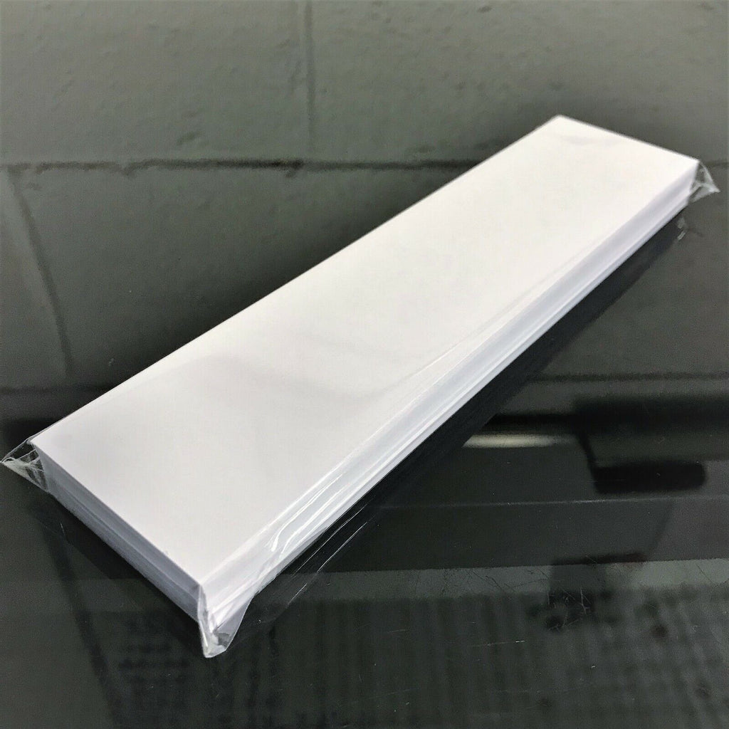 40 Matt White Card Bookmark Blanks. 200mm x 50mm, 310gsm. Crafts DIY Making - UK Card Crafts