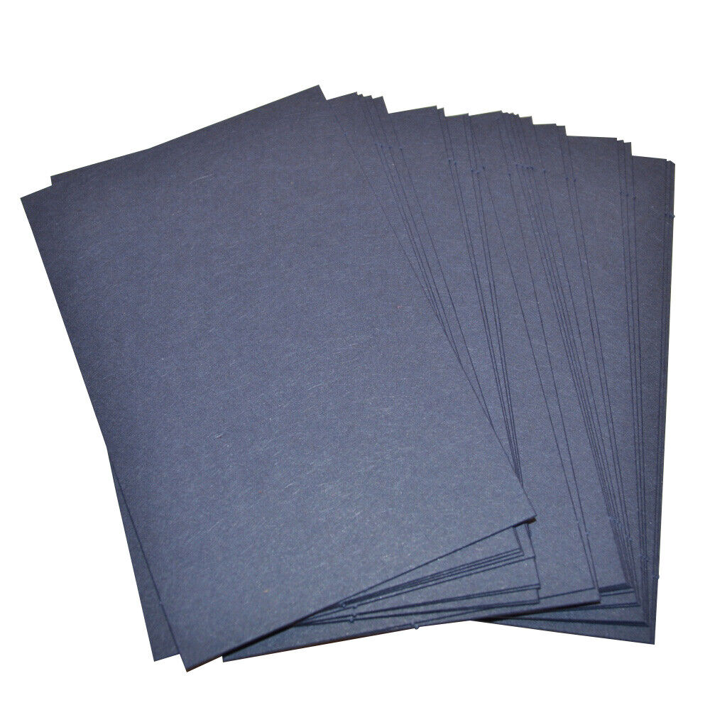 100 Navy Blue Blank Business Cards 250gsm, Stamp, Print, ATC. Matt Card