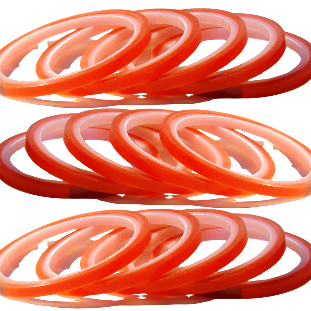 3mm x 5m Clear Double Sided Red Liner Tape for Crafts, Strong Sticky Adhesive - UK Card Crafts
