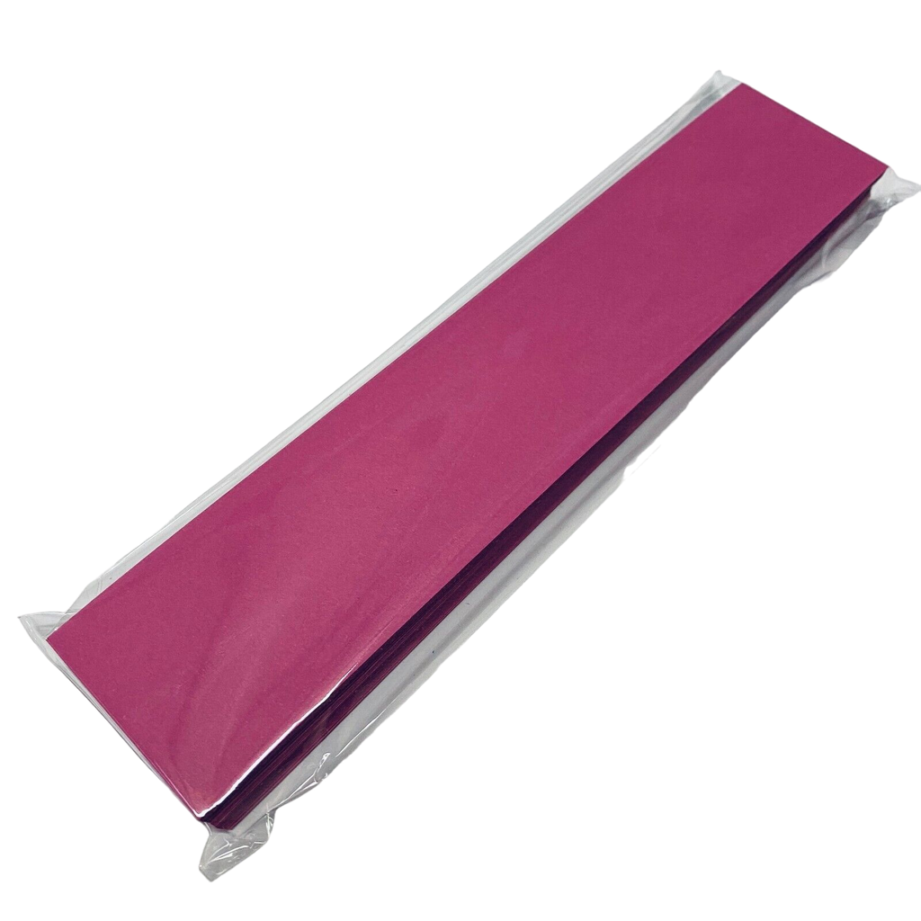 40 Hot Pink / Cerise Card Bookmark Blanks. 210mm x 44mm, 250gsm. Crafts DIY - UK Card Crafts