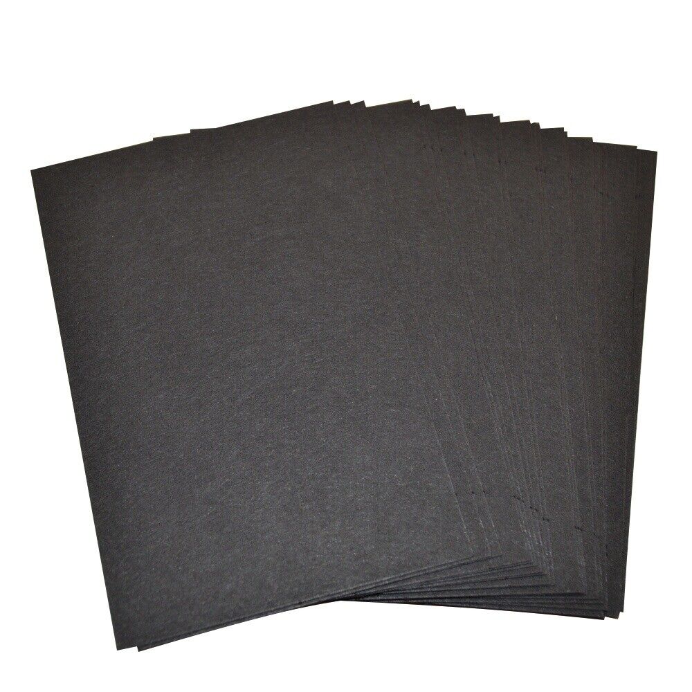 100 Black Blank Business Cards 250gsm, Stamp, Print, ATC. Matt Card