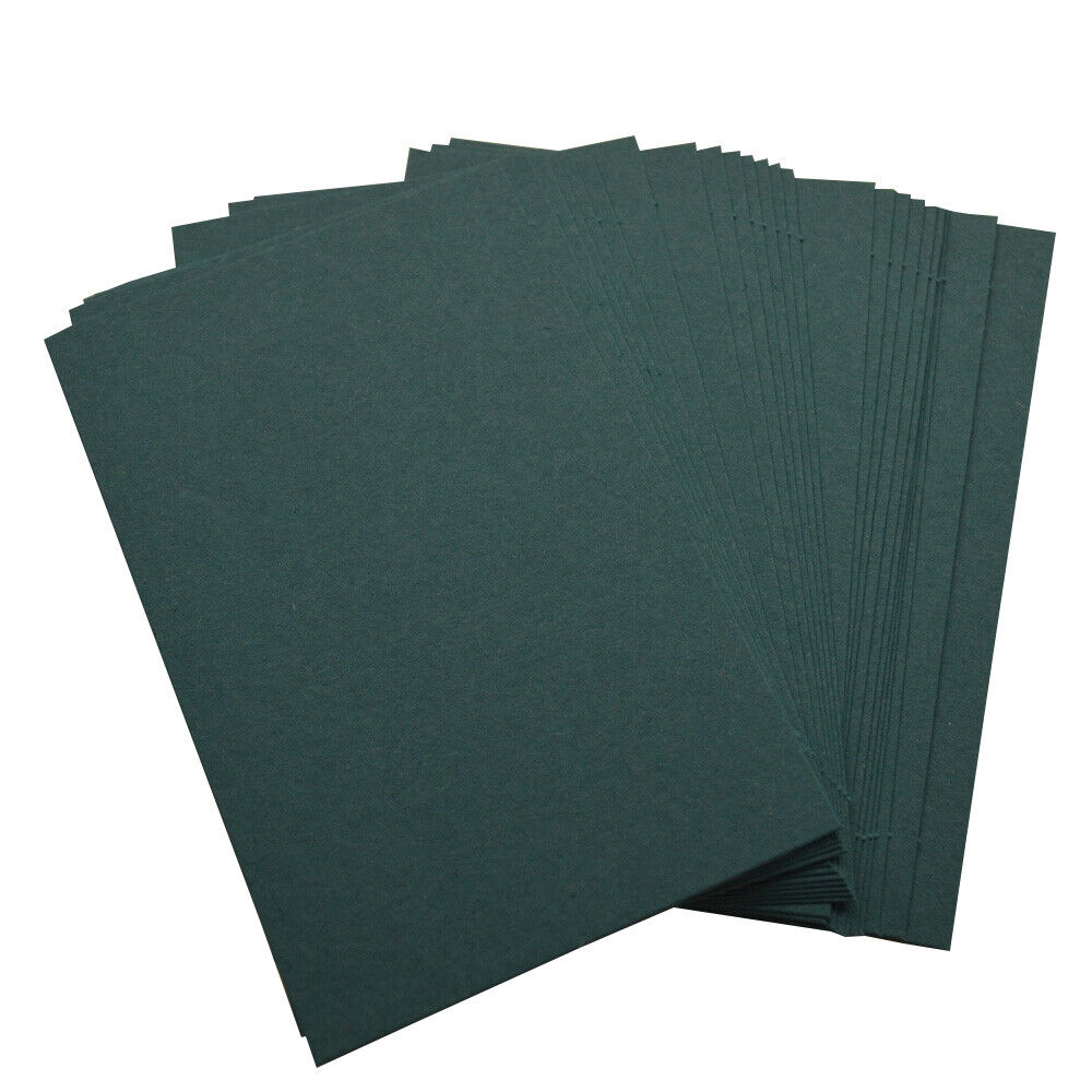 100 Teal Blank Business Cards 250gsm, Stamp, Print, ATC. Matt Card