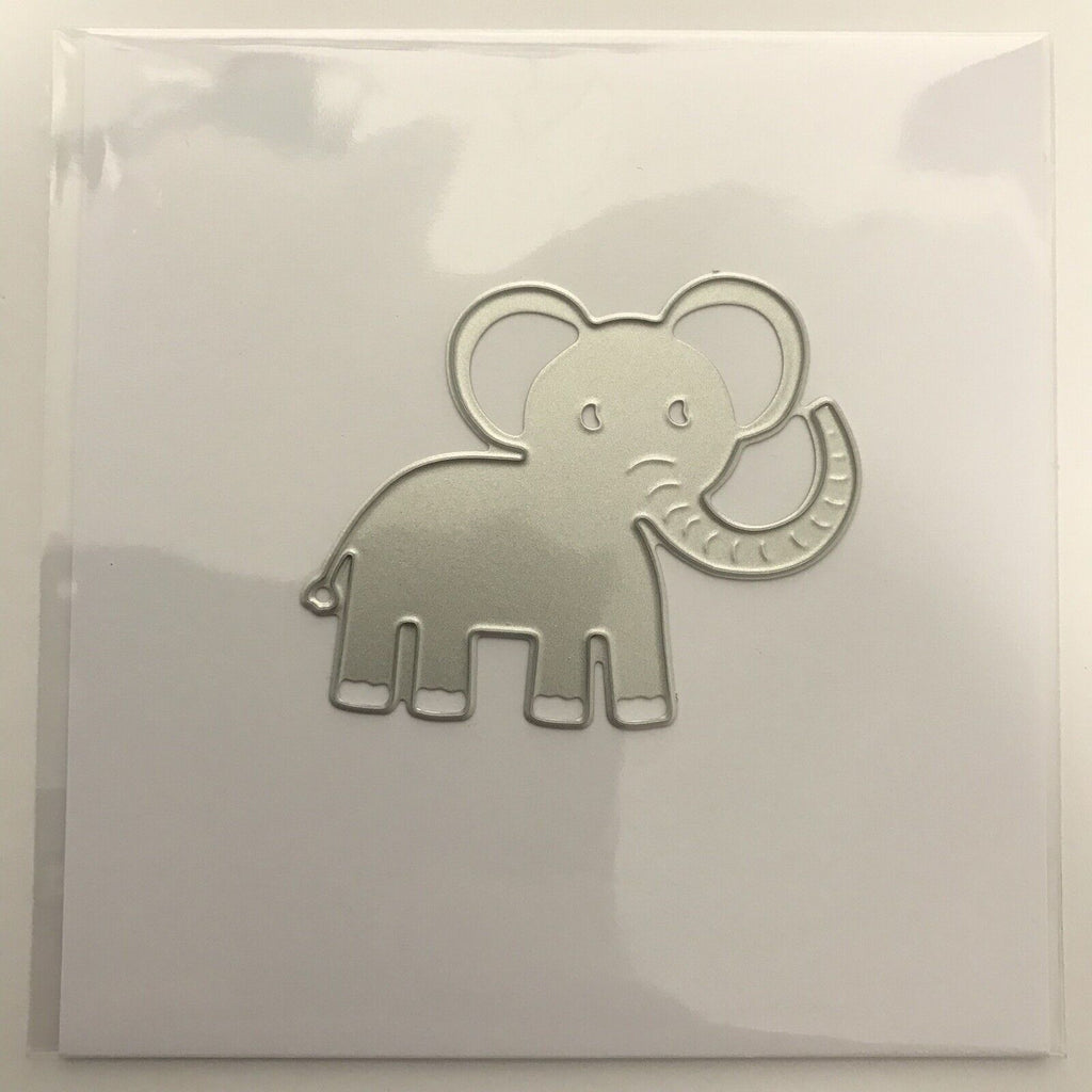 Cute Elephant Metal Thin Die. Cardmaking, Scrapbooking, Kids Crafts, Animal Dies