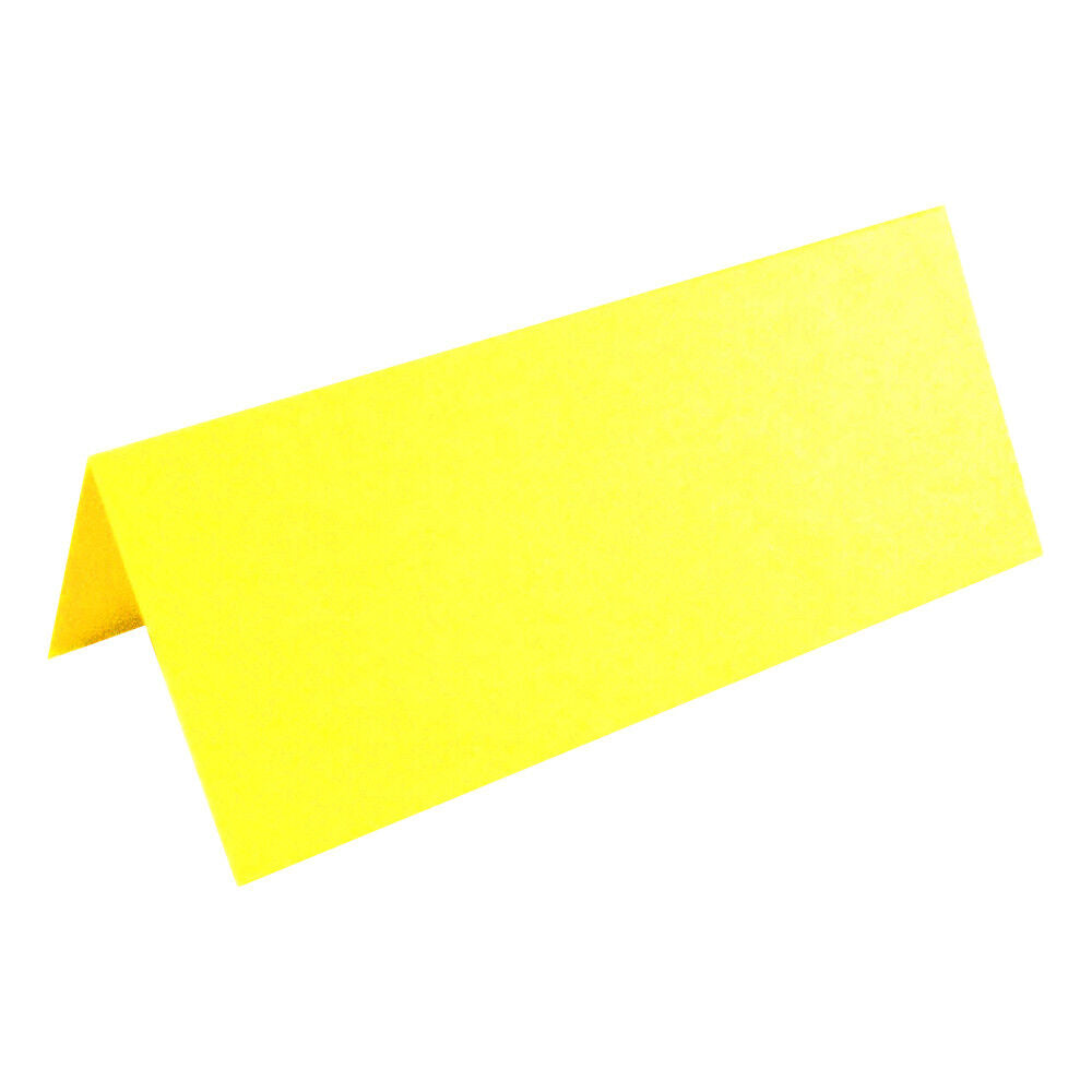 50 Yellow Wedding Table Place Cards, Perfect For All Parties & Events