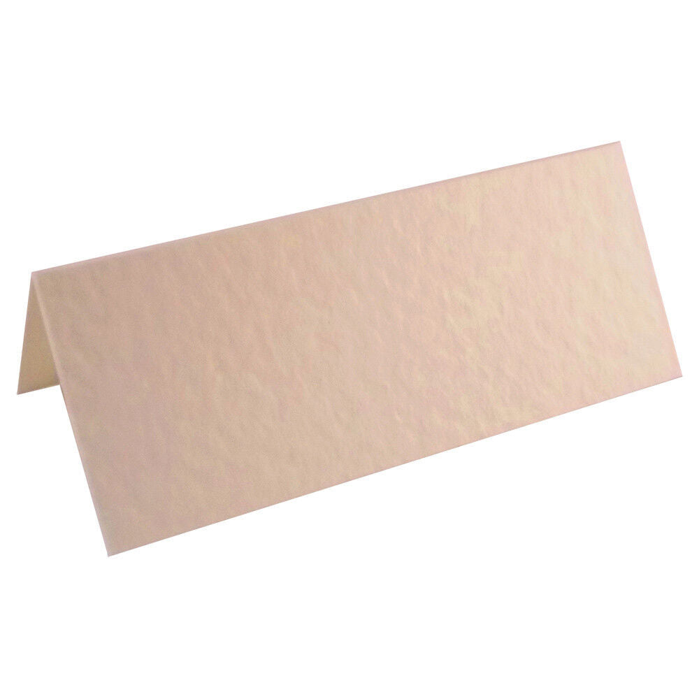 50 Ivory Hammered Wedding Table Place Cards, Perfect For All Parties