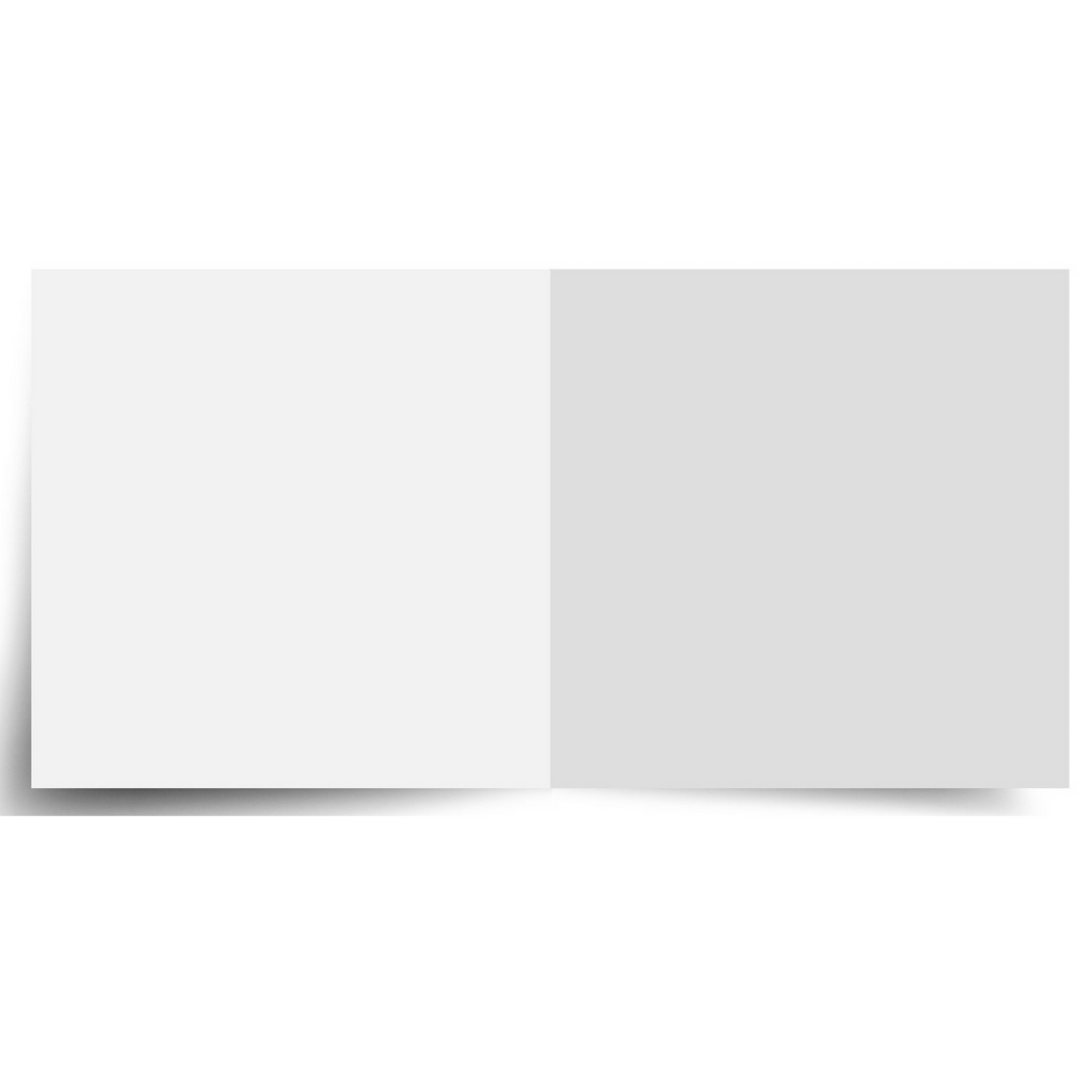 50 x 6"x6" Greeting Card Blank Inserts For Wedding Invites, Card Making. White 100gsm - UK Card Crafts