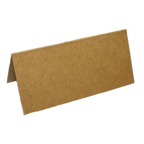 100 Recycled Kraft Blank Table Name Place Cards, Ideal For Parties Or Wedding's