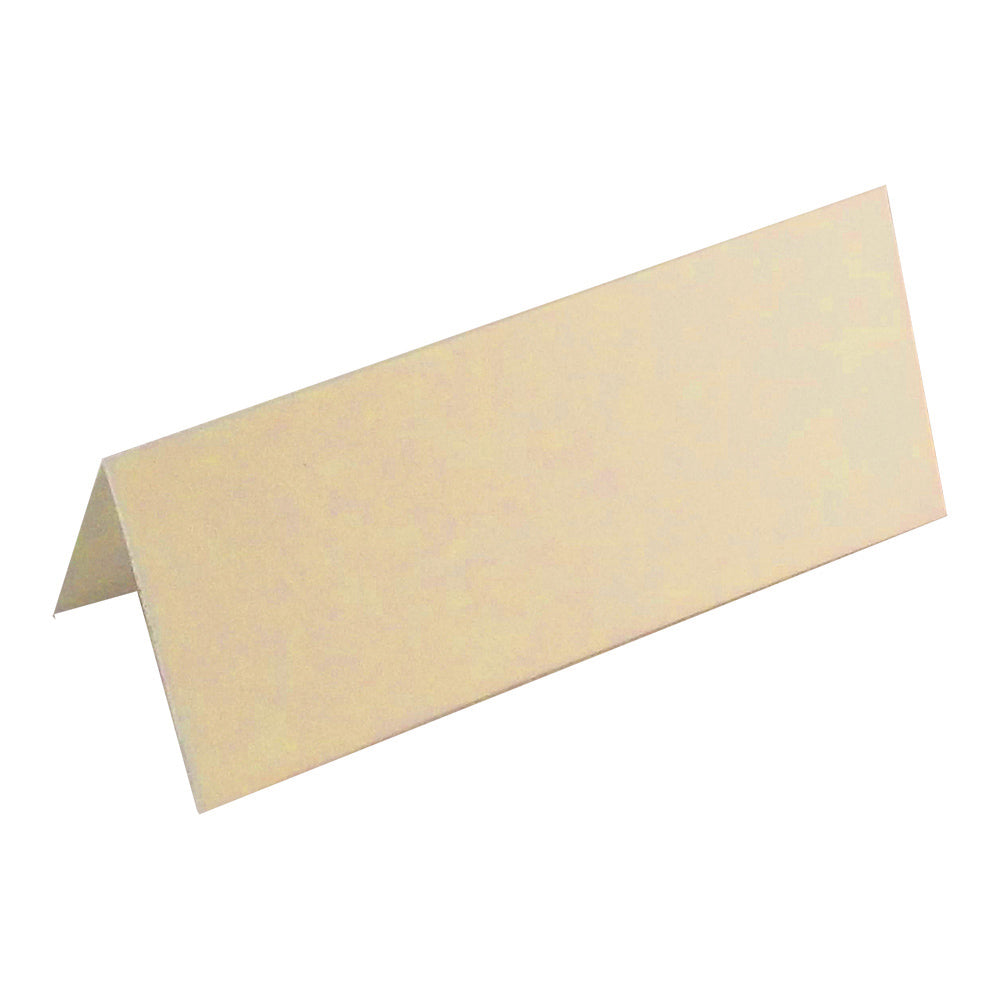 100 X Ivory Blank Table Name Place Cards For Weddings & Parties