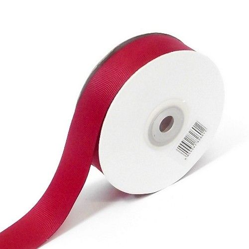 Burgundy Grosgrain Ribbon 10mm X 25 Meters With Free Pack Of 12 White Tags