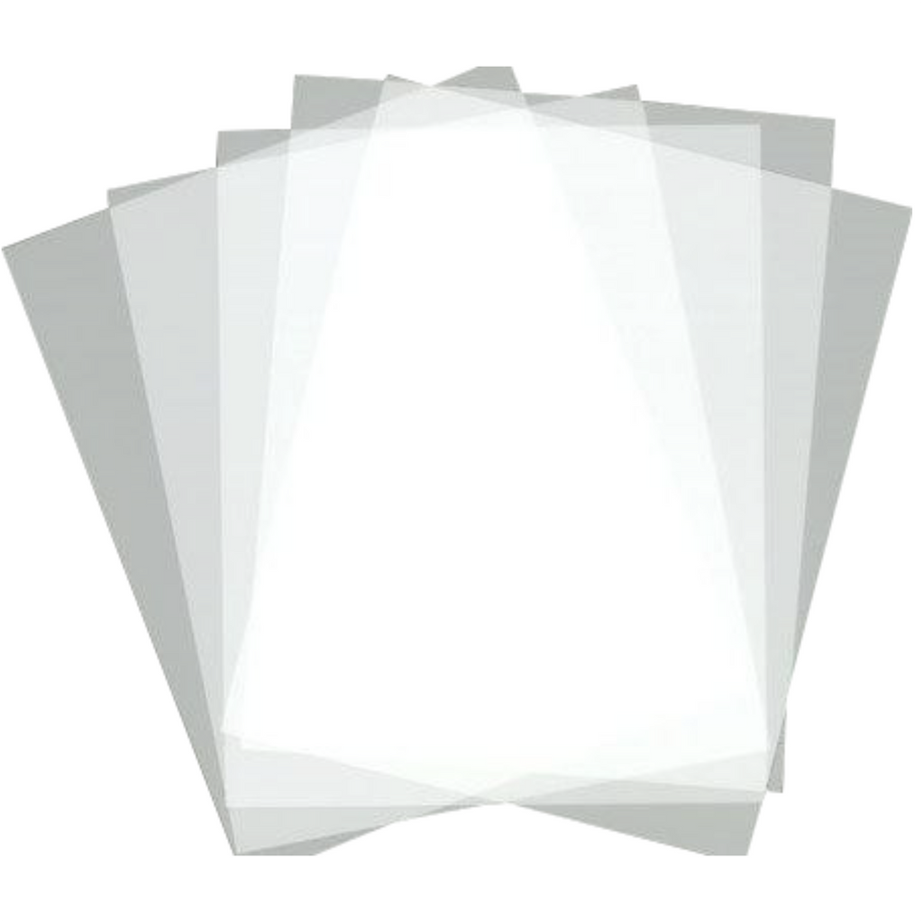100 x A4 Frosted Acetate - 300 Micron Thick