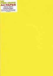 Intense Yellow  Paper x 10 Sheets 80gsm - UKCC0203