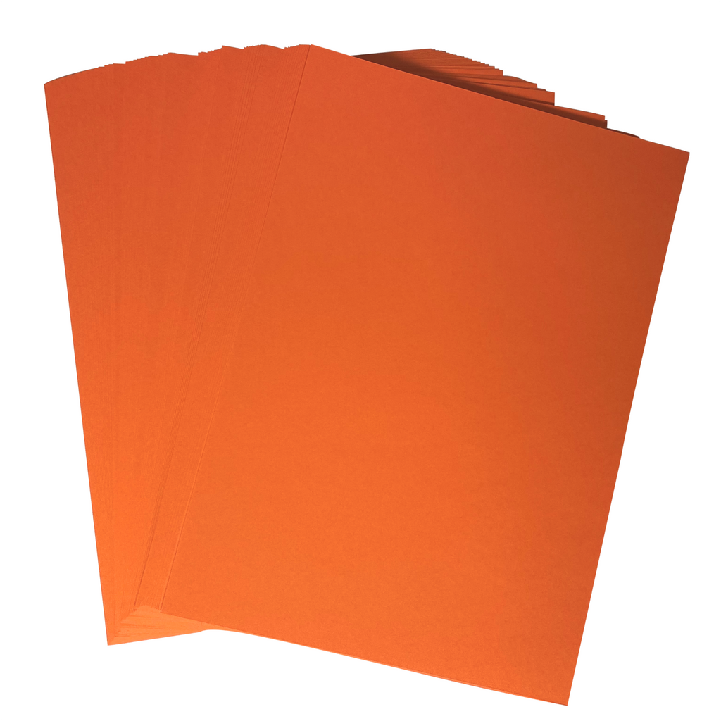 A4 Orange Card Stock (297mmx210mm) 250gsm - Stella Weds® - UK Card Crafts