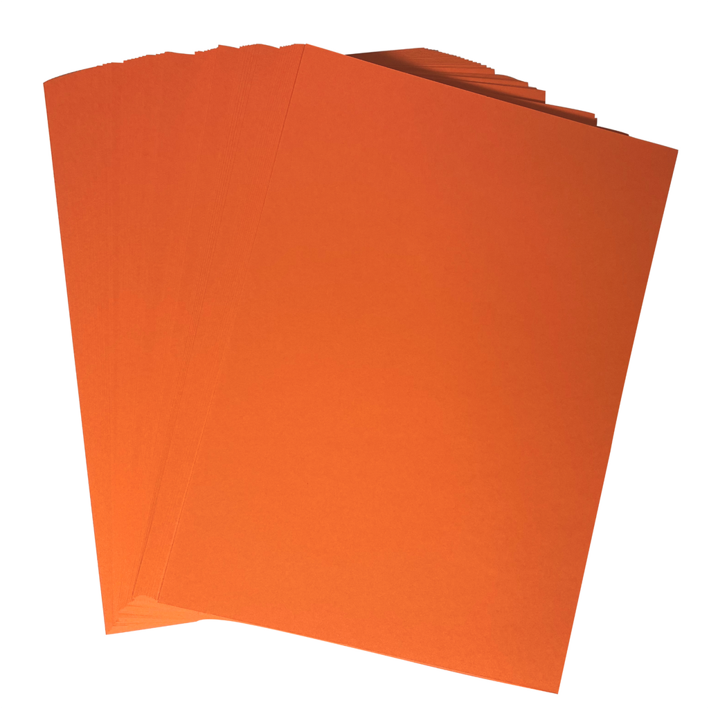 5x5 Orange Card Stock (127mmx127mm) 250gsm - Stella Weds®