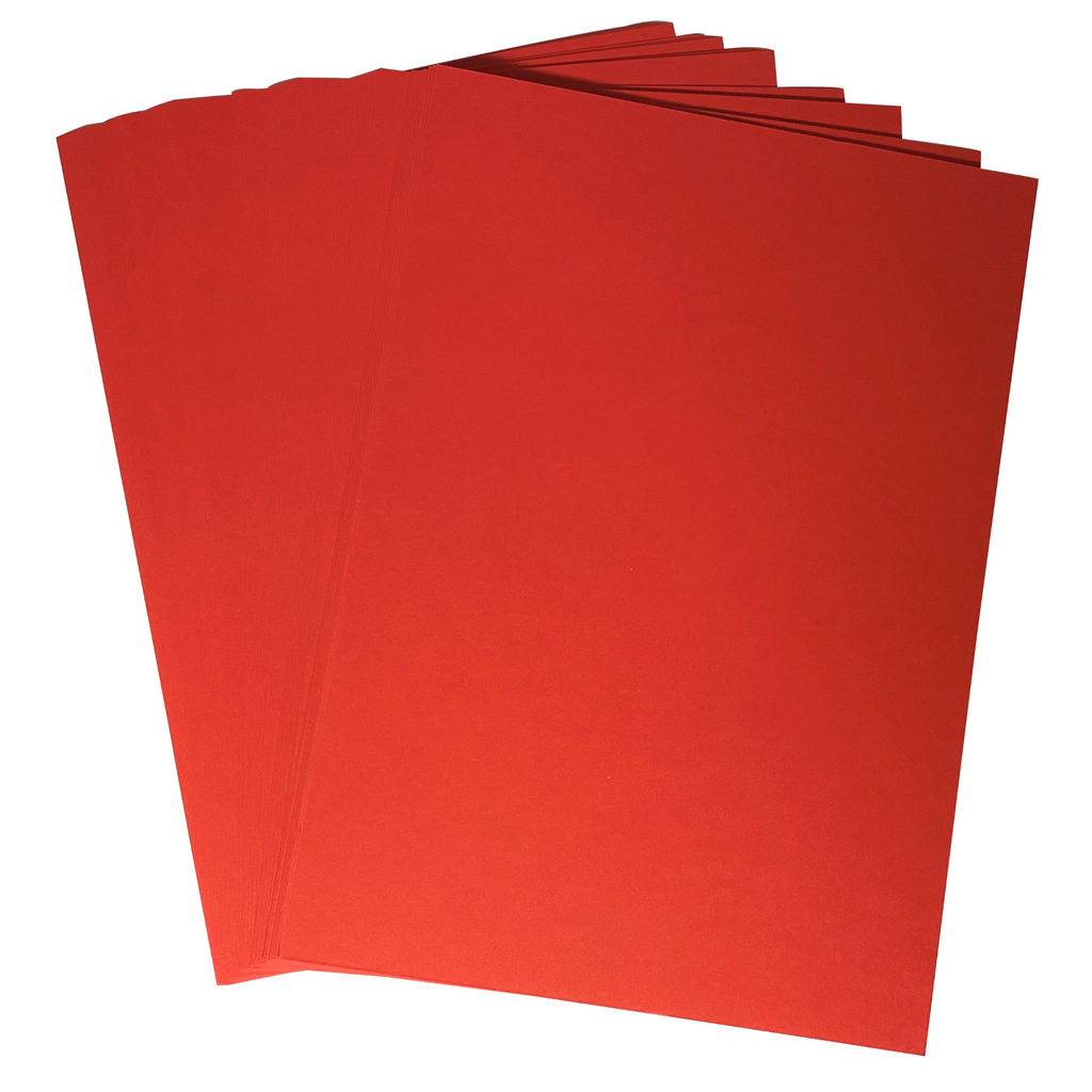 A4 Red Card Stock (297mmx210mm) 250gsm - Stella Weds® - UK Card Crafts