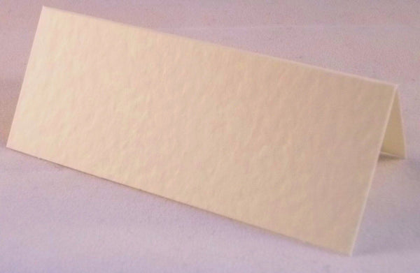 50 Ivory Hammered Wedding Table Place Cards, Perfect For All Parties - UK Card Crafts