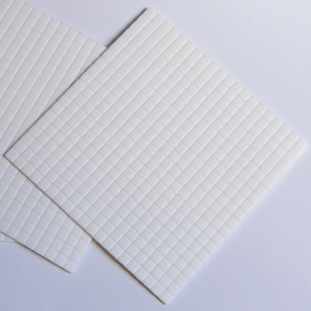 5mmx5mmx1mm Thick White Sticky Foam Pads x 400 Double Sided Adhesive - UK Card Crafts