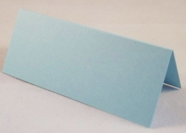 50 Light Blue Wedding Table Place Cards, Perfect For All Parties - UK Card Crafts