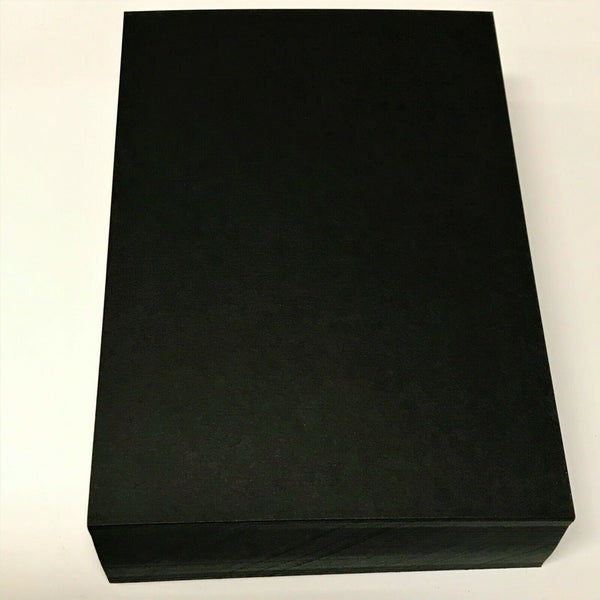 100 Sheets 5x7 Inch 250gsm BLACK Card. Thick, Matt. Cardmaking Crafts, Blank