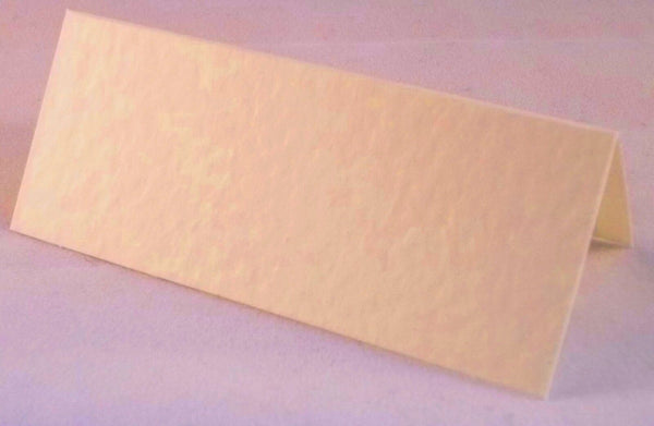 50 Cream Hammered Wedding Table Place Cards, Perfect For All Parties - UK Card Crafts