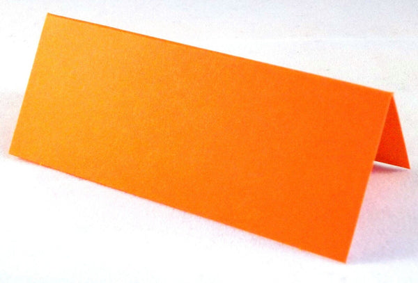 50 Orange Wedding Table Place Cards, Perfect For All Parties & Events - UK Card Crafts