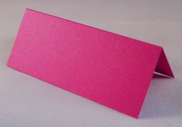 50 Cerise / Hot Pink Wedding Table Place Cards, Perfect For All Parties - UK Card Crafts