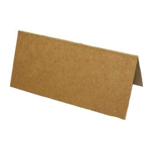 50 Recycled Kraft Wedding Table Place Cards, Perfect For All Parties - UK Card Crafts