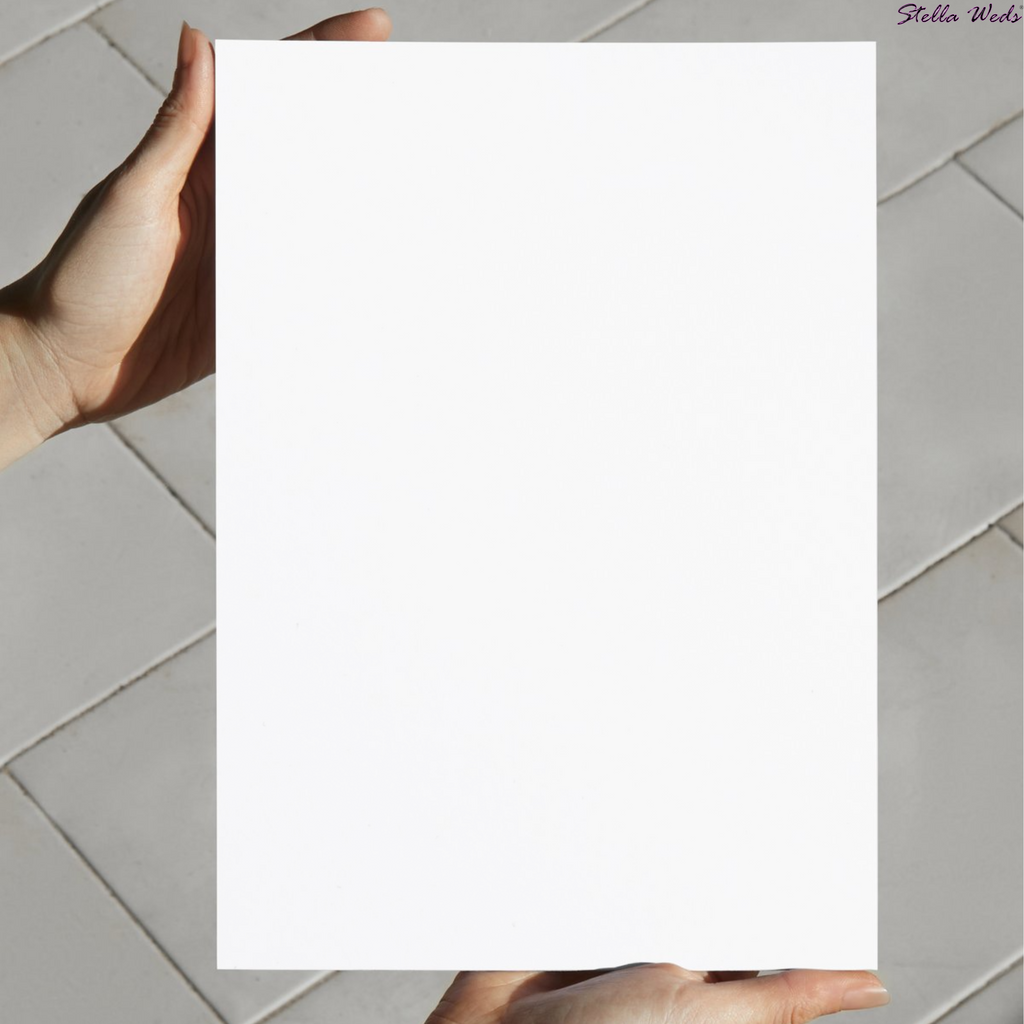 10 x Premium High White A3 Watercolour Paper/Card, 300gsm Smooth Textured