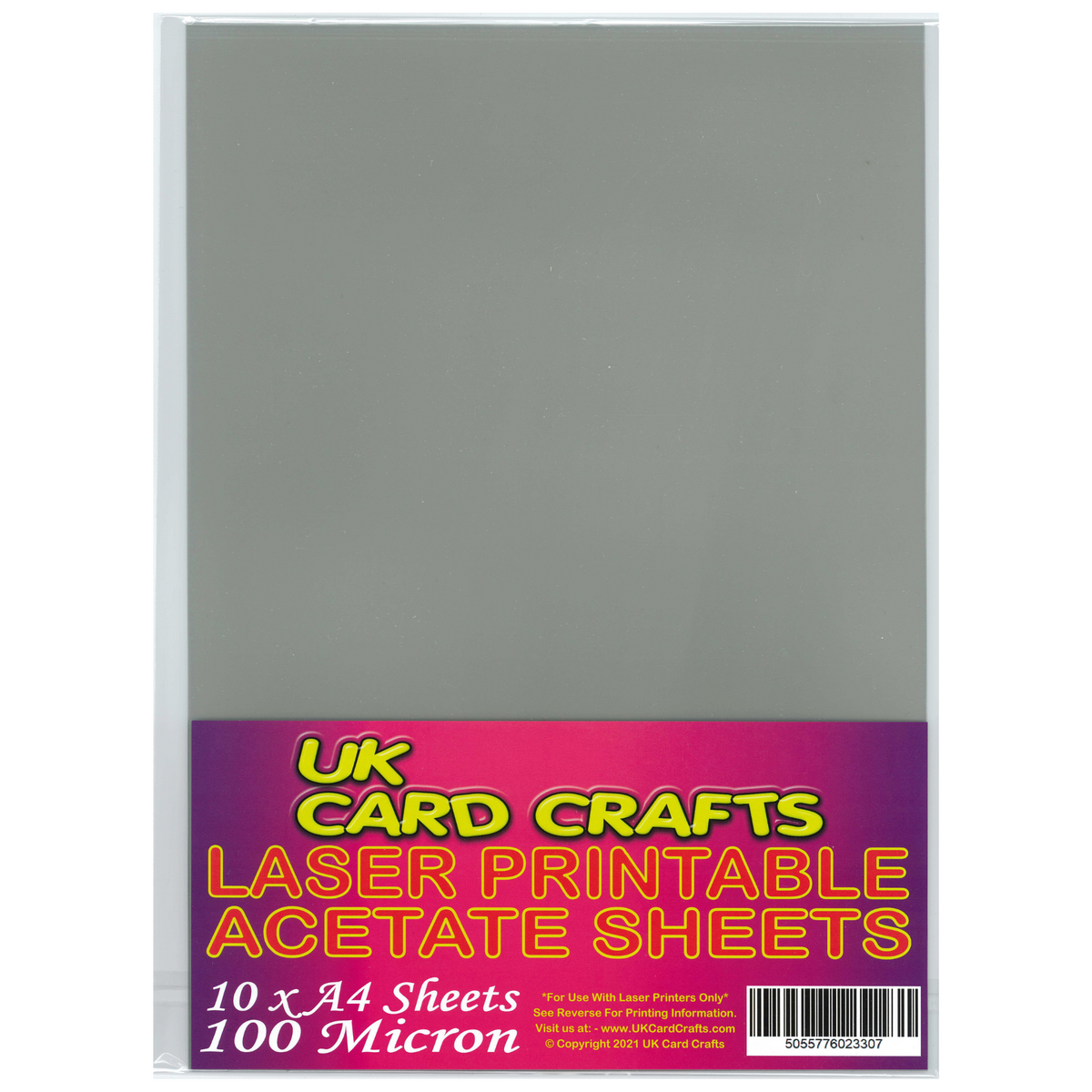 Laser Printable A4 Acetate Sheets – 10 Pack for Craft &amp; Projects – UK ...