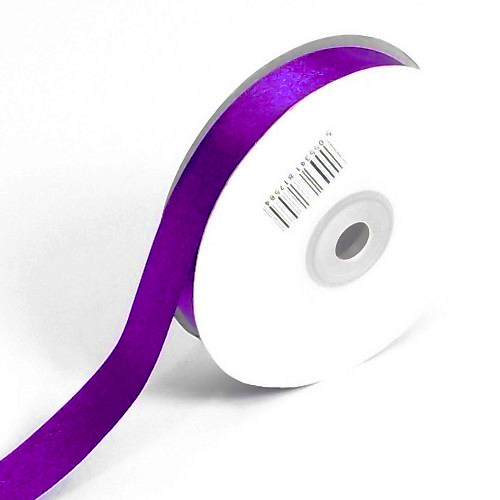 Purple Double Faced Satin Ribbon. 3mm x 50meters Per Reel