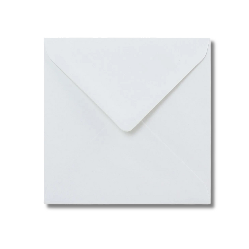 1000 White 4"x4" Envelopes 100gsm Diamond Flap Greeting Card Invitation Full Box - UK Card Crafts