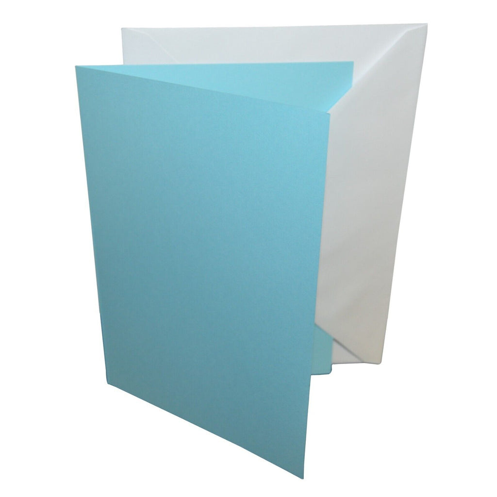 A6 Coloured Greeting Card Blanks & Envelopes - Choose Colour & Quantity