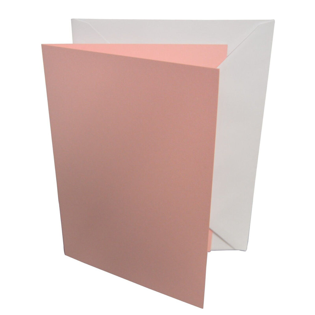 A6 Coloured Greeting Card Blanks & Envelopes - Choose Colour & Quantity