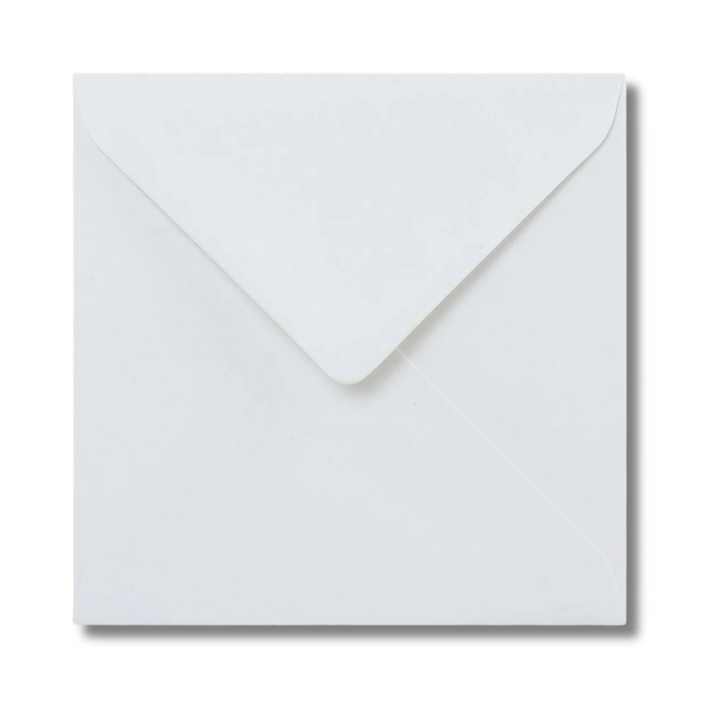 1000 White 5"x5" Envelopes 100gsm Diamond Flap Greeting Card Invitation Full Box - UK Card Crafts