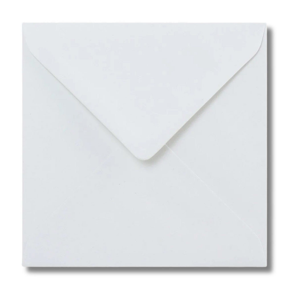 1000 White 6"x6" Envelopes 100gsm Diamond Flap Greeting Card Invitation Full Box - UK Card Crafts