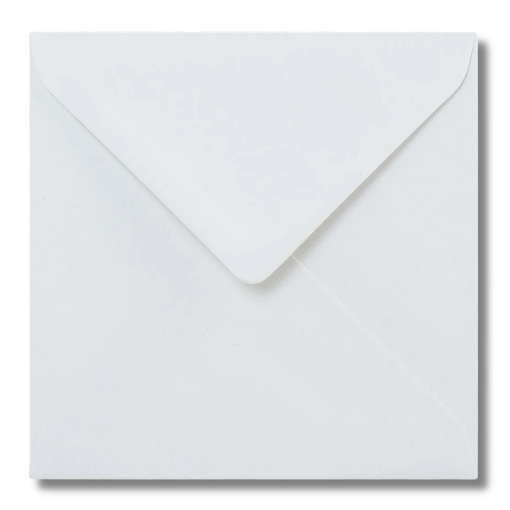 1000 White 7"x7" Envelopes 100gsm Diamond Flap Greeting Card Invitation Full Box - UK Card Crafts