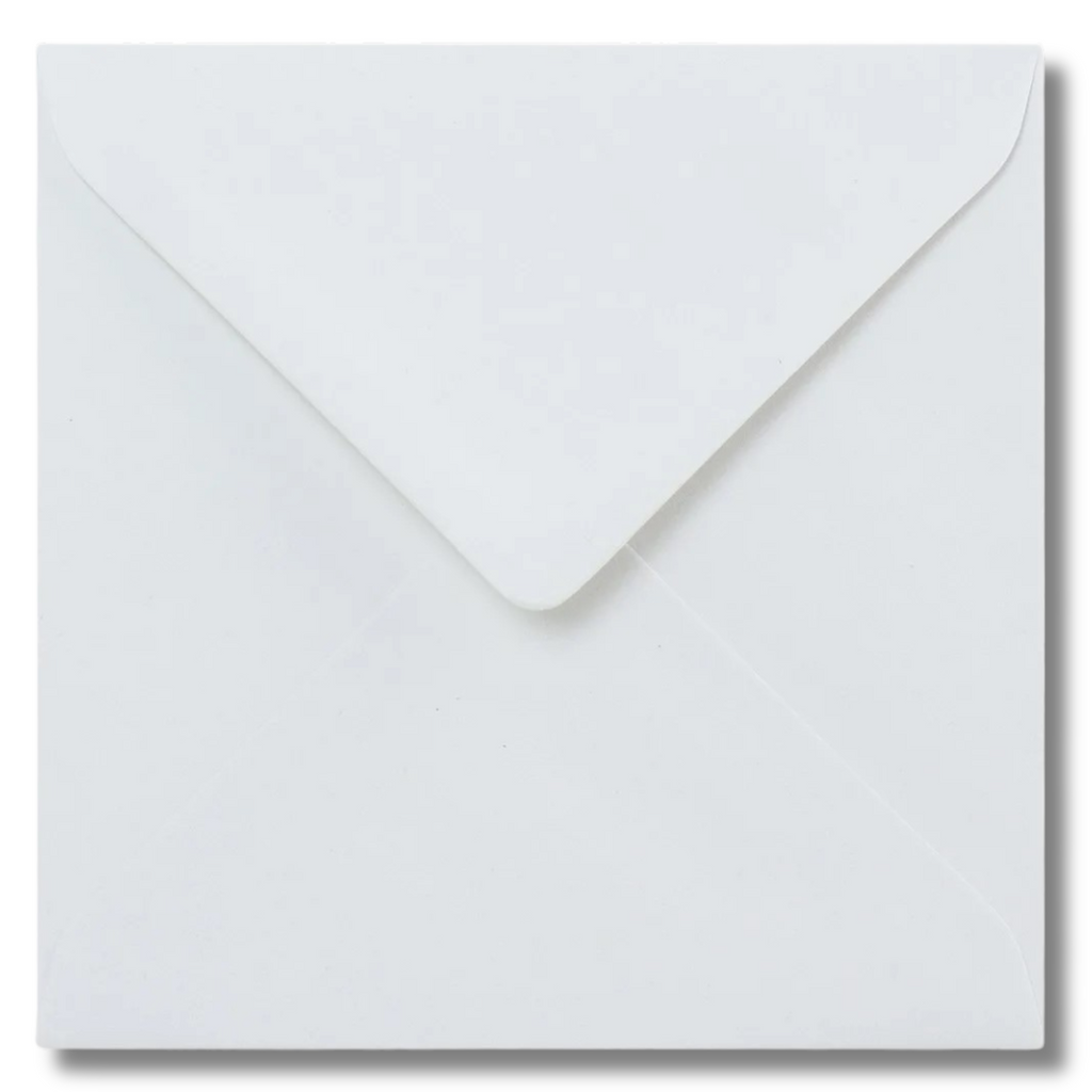 1000 White 8"x8" Envelopes 100gsm Diamond Flap Greeting Card Invitation Full Box - UK Card Crafts