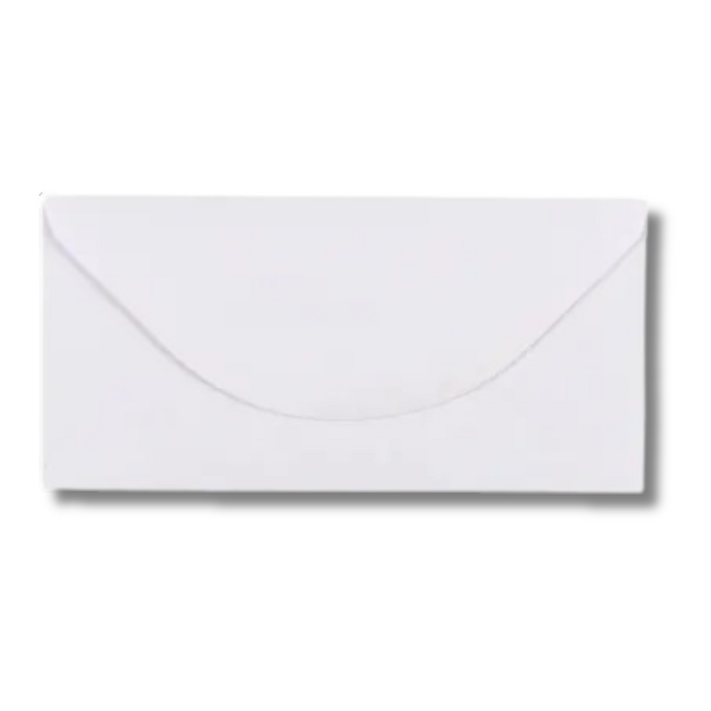 1000 White DL Envelopes 100gsm Diamond Flap Greeting Card Invitation Full Box - UK Card Crafts