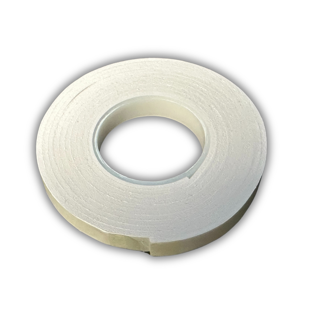 2mm x 2m White Double Sided Foam Tape for Crafts, Strong Sticky Adhesive 1 Roll - UK Card Crafts