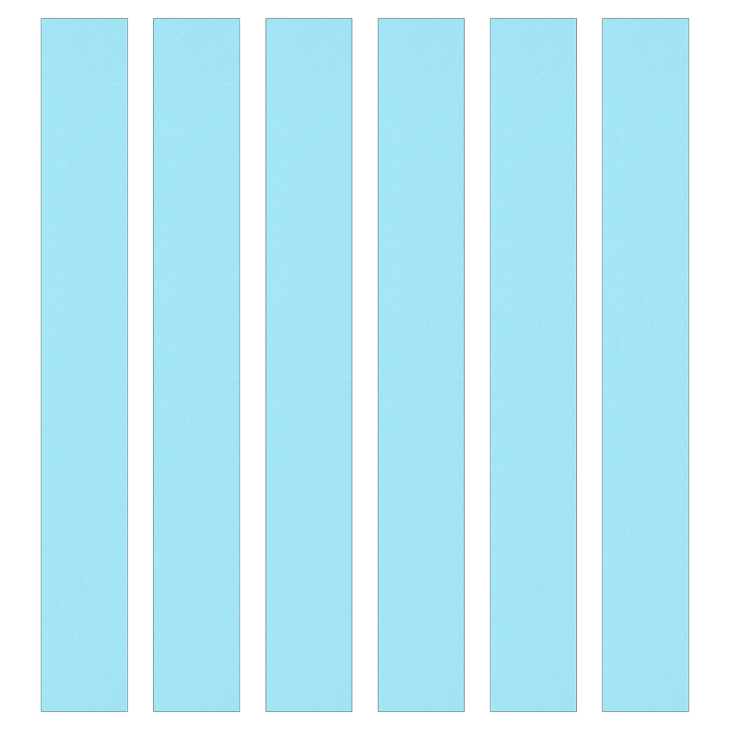 Light Blue Paper Chain Card Strips. 5 Meter / 16 Feet Long. Wedding Pa ...