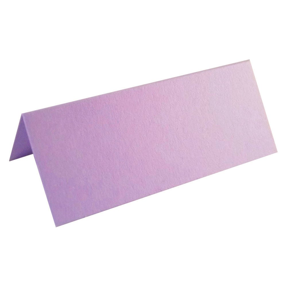 100 X Lilac Blank Table Name Place Cards For Weddings & Parties