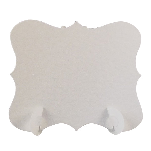 24 x Hammered White Elegant Place Cards, Perfect for Stylish Weddings & Parties. Tableware UK Card Crafts - UK Card Crafts