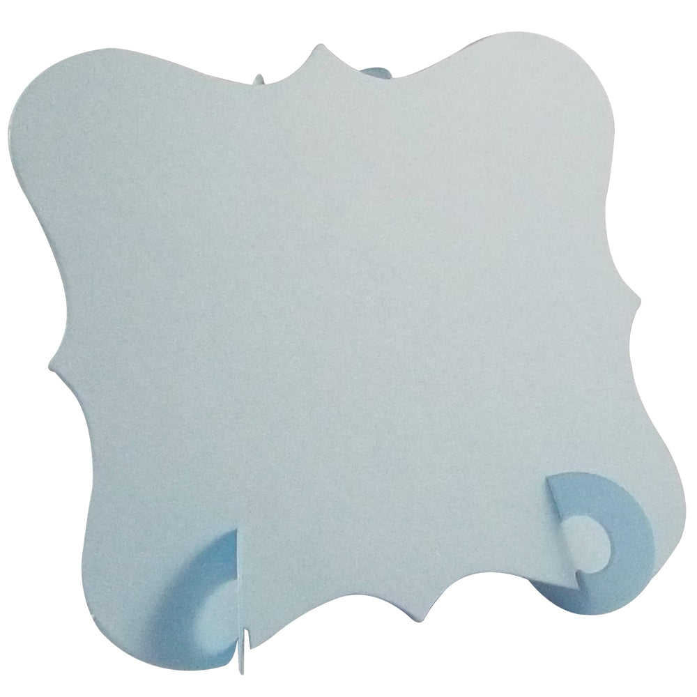 24 x Light Blue Elegant Place Cards, Perfect for Stylish Weddings & Parties. Tableware UK Card Crafts