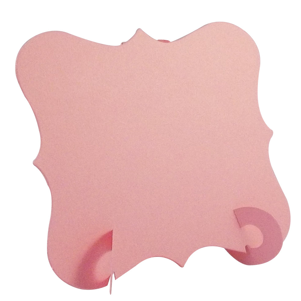 24 x Light Pink Elegant Place Cards, Perfect for Stylish Weddings & Parties. Tableware UK Card Crafts
