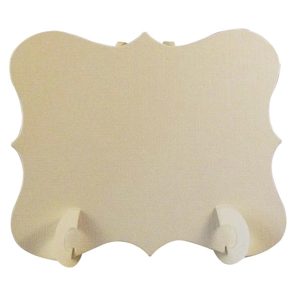 24 x Linen Ivory Elegant Place Cards, Perfect for Stylish Weddings & Parties. Tableware UK Card Crafts