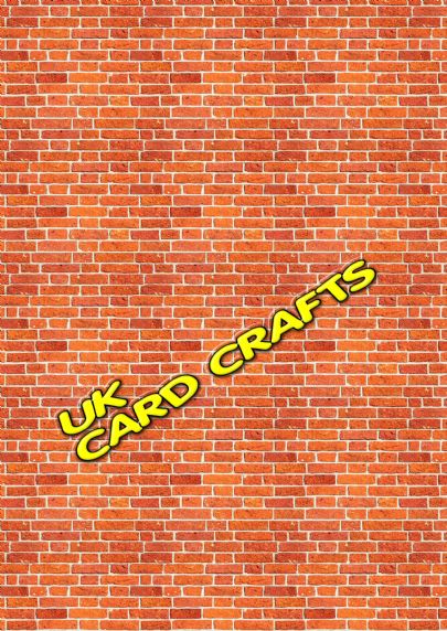 5 x A4 Brick Wall Design Backing Papers