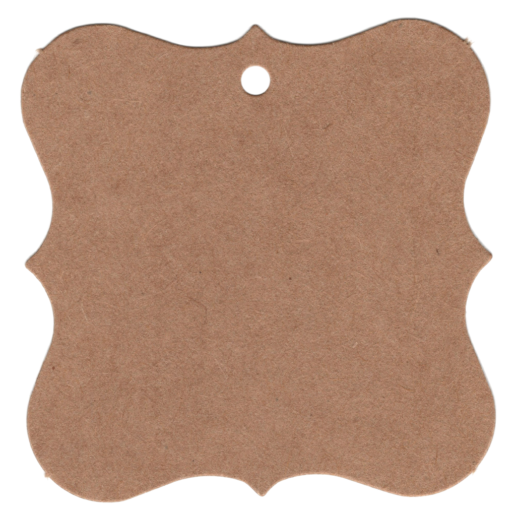 100 Designer Gift Tags with White Satin Ribbon - 21 Colours, Birthday Xmas Brown Kraft - UK Card Crafts