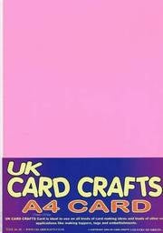 A4 Pink Card 160gsm X 10 Sheets - UKCC0095