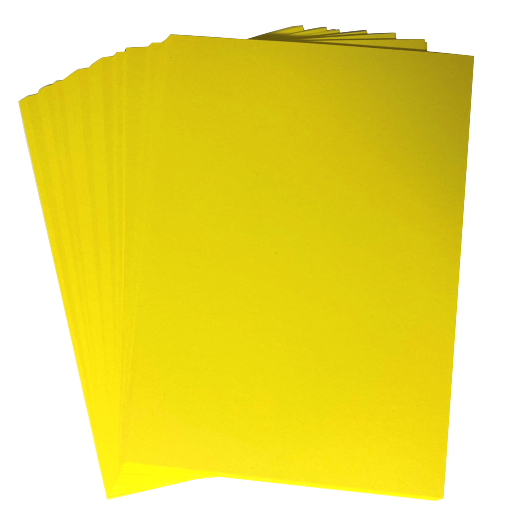 A4 Yellow Card Stock (297mmx210mm) 250gsm - Stella Weds®